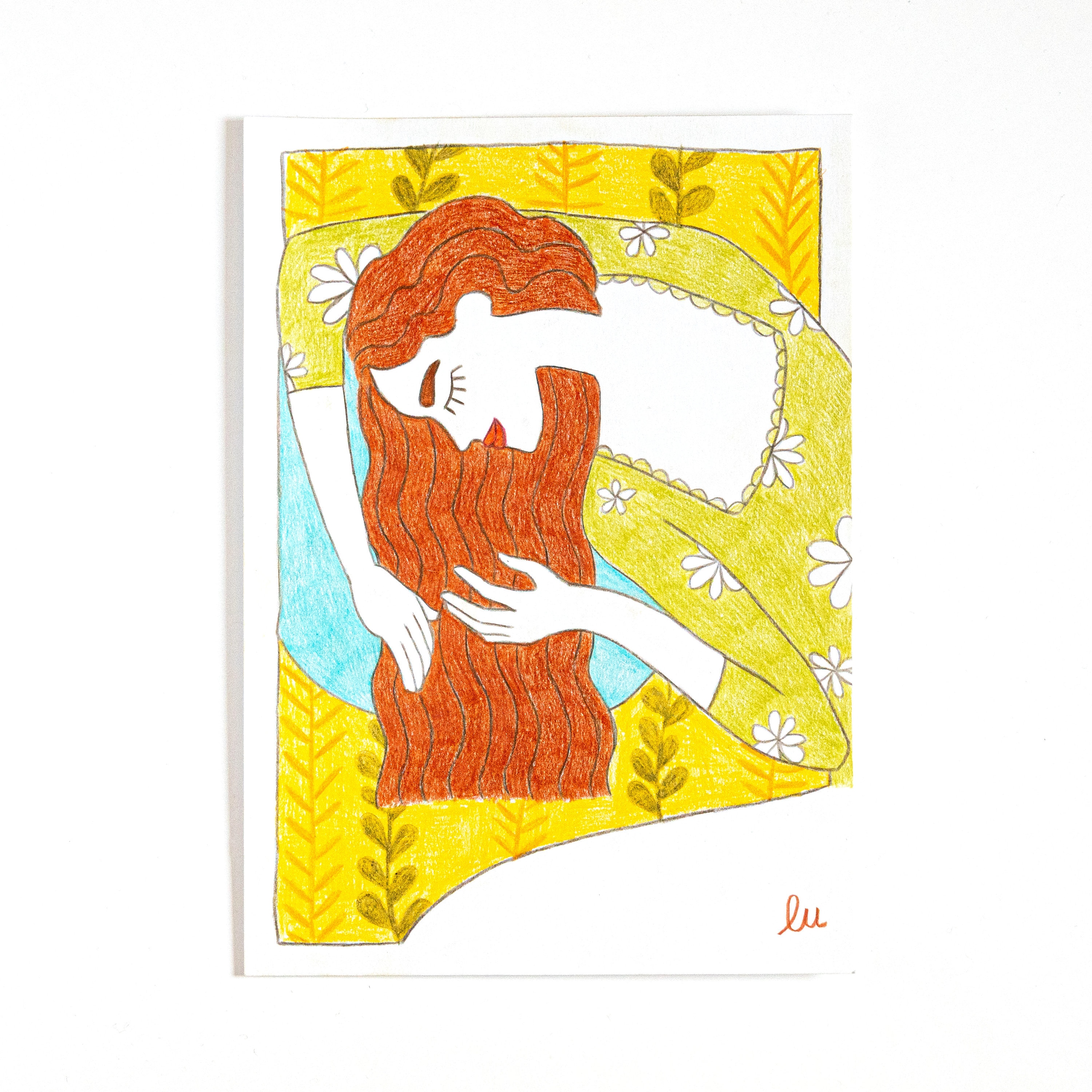 Illustration Originale La Sieste