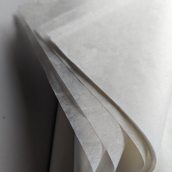 25 sheets Wet Strength Tissue paper, lightweight, translucent,  model making, printing, chine collee