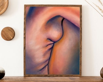 Abstract Figure Painting Print - Digital Download