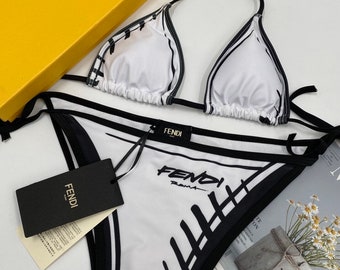 designer print bikini