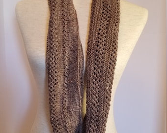 hand knitted super soft merino wool infinity scarf