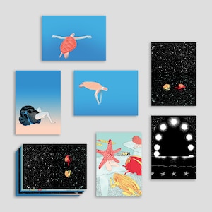 Cartes postales | A6 | Océan