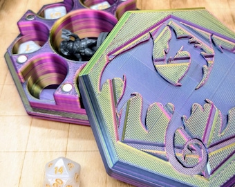 Dice Holder | Mini Holder | Rolling Tray | Custom Colors and Designs | 3D printed