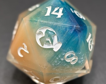 Where the Waves Begin | D20 CHONK | Handmade | 35mm | Sharp Edge