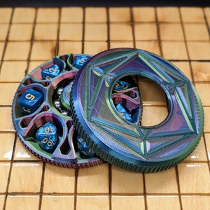 Dice Holder Fidget Spinner, 3D printed