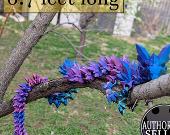 Extra Large Articulated Dragon | 6.7ft Dragon | 3D printed