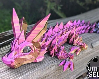 Baby Crystal Dragon - articulated - 3D printed