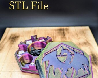 Dice and Mini Holder | Rolling Tray | STL File