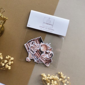 Adesivi Light Academia - Adesivi per diario di lettura, pacchetto di adesivi, regalo per gli amanti dei libri, adesivi per diario, scrapbooking, adesivi decorativi