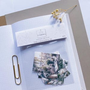 Pacote de adesivos de primavera - adesivos de fundo, adesivos de natureza, adesivos de estufa, adesivos de diário, scrapbooking, adesivos decorativos