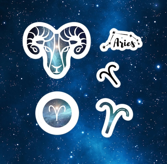 Aries Astrology Sticker Sheet