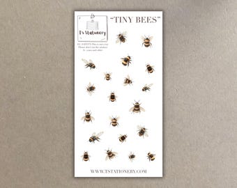 Tiny Bee Stickers: Journal, Scrapbook, Penpal Stickers