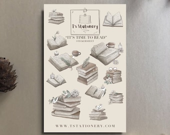 Bookish Stickers: Reading Journal, Planner, Scrapbook