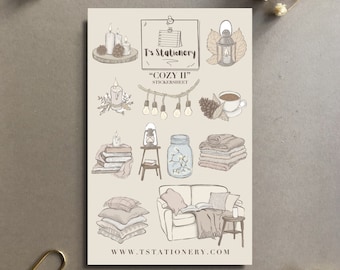 Cozy Fall Stickers: Planner, Journal, Scrapbook