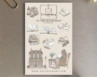 Bookish Stickers: Reading Journal, Planner, and Scrapbook
