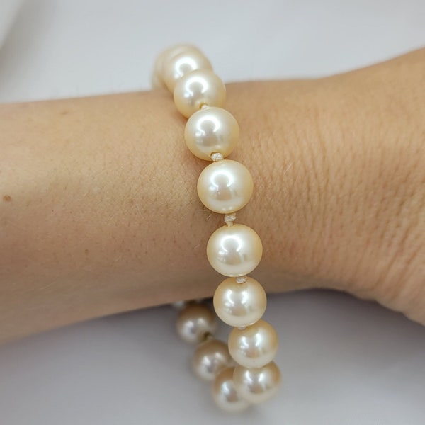 Marvella pearl bracelet Classic off white pearl bracelet