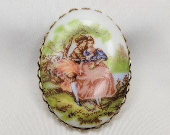 Fragonard Brautpaar Brosche Liebespaar Brosche Renaissance Brosche