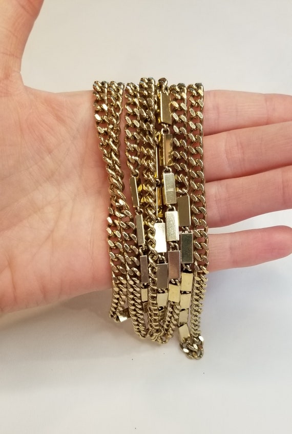 Avon jewelry vintage Gold chain long 80s chain - image 2