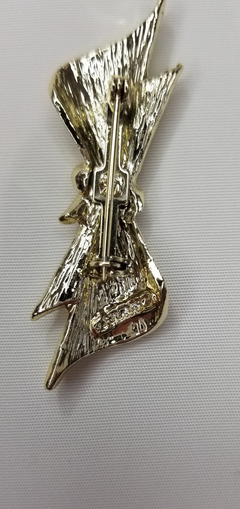 Silver bow brooch Vintage jewelry brooch. Gerry/'s bow brooch