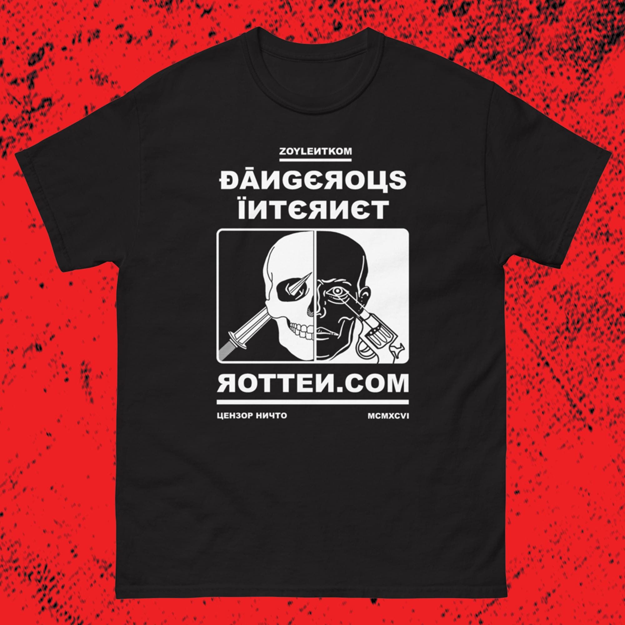 Rotten.com Dangerous Internet Shirt - Etsy