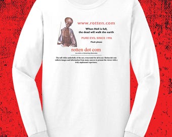 Rotten Dot Com White Shirt - Etsy
