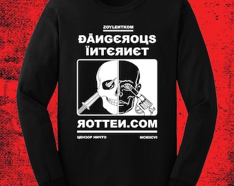 Rotten.com Dangerous Internet Shirt - Etsy