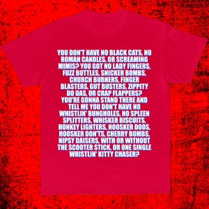 Joe Dirt Fireworks Stand Quote Shirt