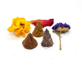 hand rolled incense cones