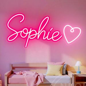 Custom Name Neon Signs,Personalized Name Large Led Light for Wall Decor,Customizable Neon Lights for 10 Year Old Girls,Wedding Birthday Gift