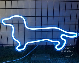 Dog LED Light, Dog Neon Sign, USB Mini Lamp , Neon Bar Sign , Custom Neon Sign Bedroom Kids Room Home Decor, Neon Light Personalized Gift