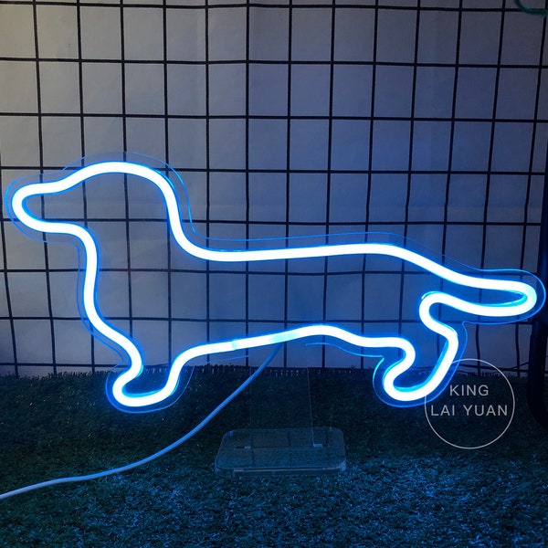 Dog LED Light, Dog Neon Sign, USB Mini Lamp , Neon Bar Sign , Custom Neon Sign Bedroom Kids Room Home Decor, Neon Light Personalized Gift