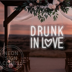 BETRUNKEN in LIEBE Leuchtreklamen, Liebe Leuchtreklame, Hochzeit Leuchtreklame, LED Brief Licht für Schlafzimmer Club Bar, Verlobungsfeiern Valentinstag Wanddekor