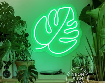 カスタム盆栽ネオンライト、グリーンツリー LED ライト、グリーン