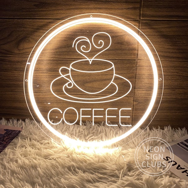 Coffee Neon Sign,Neon Coffee Sign,USB led Sign For Coffee Shop Opening,Neon Signs Engraved,Custom Shop Signage,Cafe Bar Wall Decor,