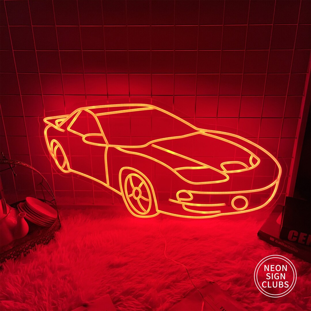 Custom Car Neon Signs,garage Led Sign,racing Club Wall Decor,neon Sign