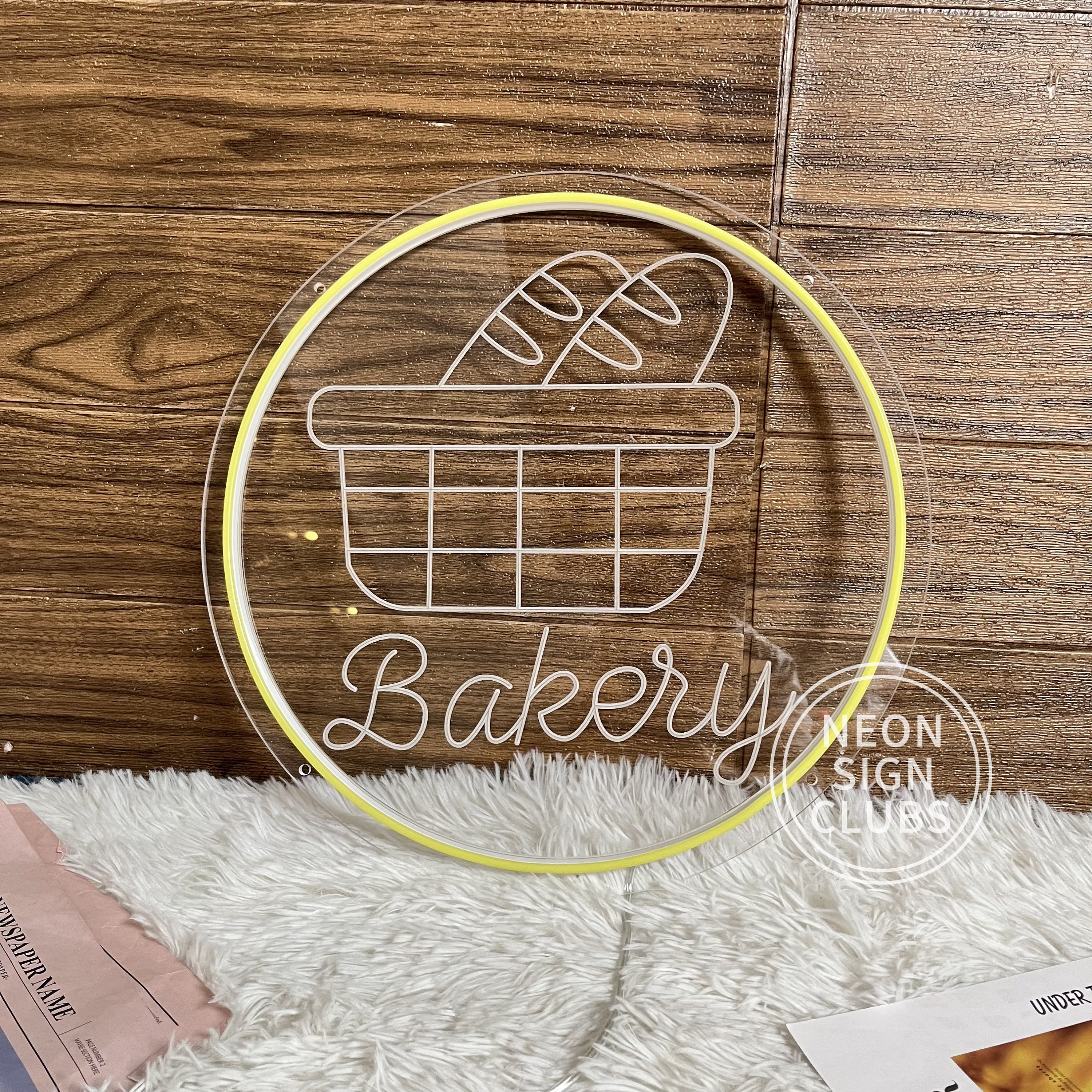 LMSIGNLY Baguette Neon Sign French Baguettes Led Sign Yellow Bread Light  Sign USB Bakery Neon Signs for Wall Decor for Kitchen,Food store,Coffee  Shop
