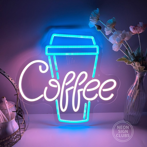 Coffee led sign deals