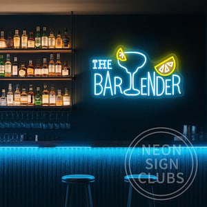 Placa de neon THE BAR Ender, placa de neon para bar, luz LED para quarto, hotel, bar, pub, café, arte de parede, decoração, placa de neon para bar e coquetel para empresas