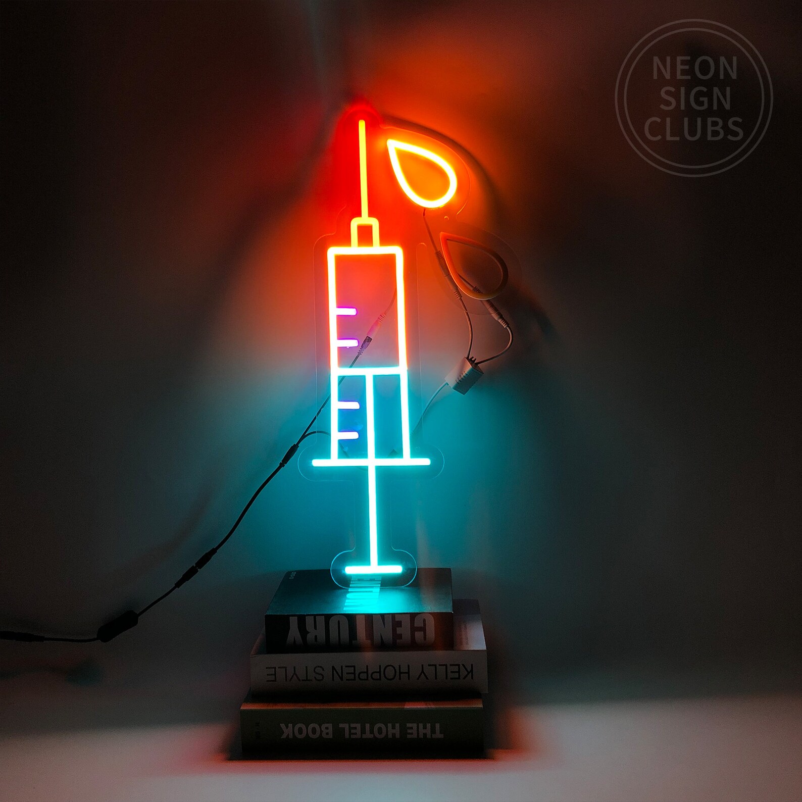 Syringe Neon Sign LED Neon Lights Bar Signs Neon Lamp Etsy