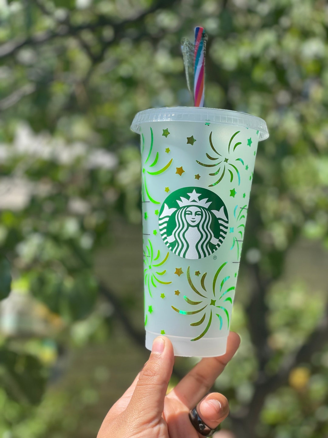 Fourth of July Starbucks Cup MYSTERY COLOR CUP Etsy