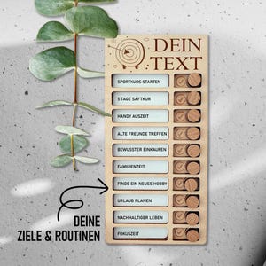 Fokus Planer, Vision Board, Routinen Checkliste, Gesundheit Fitness Tracker, Putzplan, Produktivität steigern, Ziel Tracker, ADHS Hilfe, V05