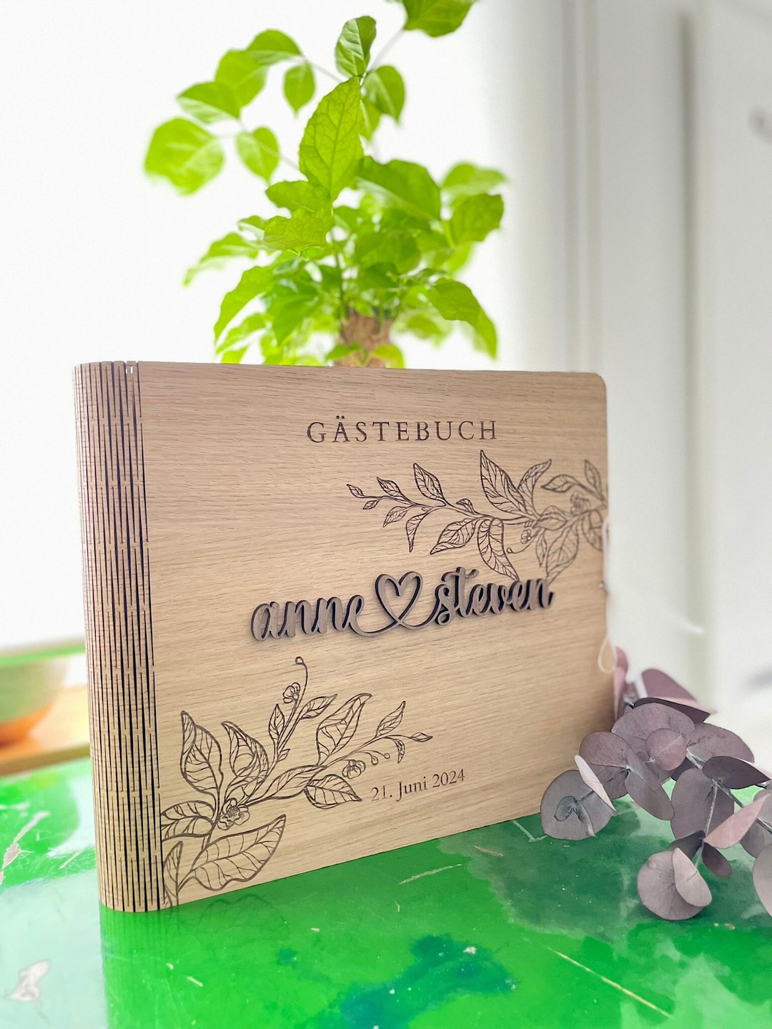 Gastebuch Aus Holz Hochzeit
