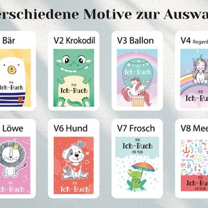 Ich-Buch idealer Begleiter für die Krippe, Kita, Kindergarten / Fotobuch / Fotoalbum / Einsteckalbum für Kleinkinder / Kinder / Baby, V04 Bild 7