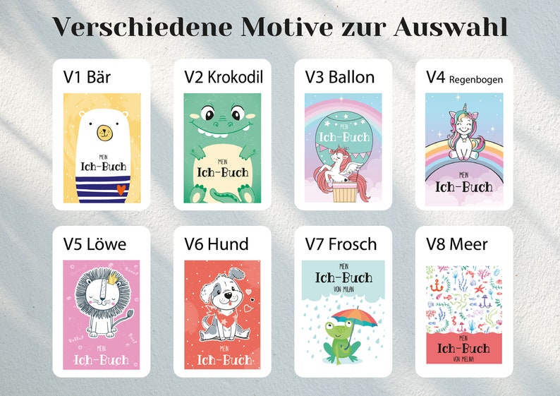 Ich-Buch idealer Begleiter für die Krippe, Kita, Kindergarten / Fotobuch / Fotoalbum / Einsteckalbum für Kleinkinder / Kinder / Baby, V04 Bild 7