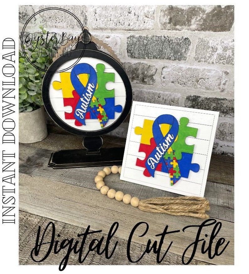 ADD ON Tabletop Farmhouse Drop in Interchangeable Insert, Autism ...