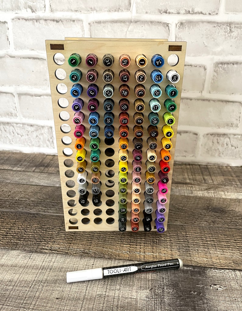 Paint Pen Organizer Tooliart Fine Paint Pen Organizer Etsy