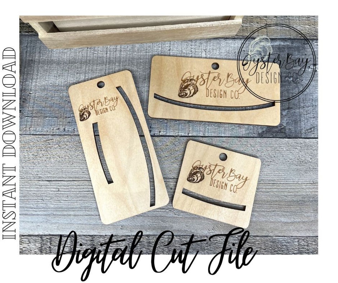 Hair Clip Display Cards SVG Display Cards Only, 3 Cards Included, Hair