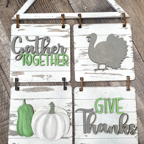 Add-on File for Hanging Farmhouse Interchangeable Sign Hello - Etsy