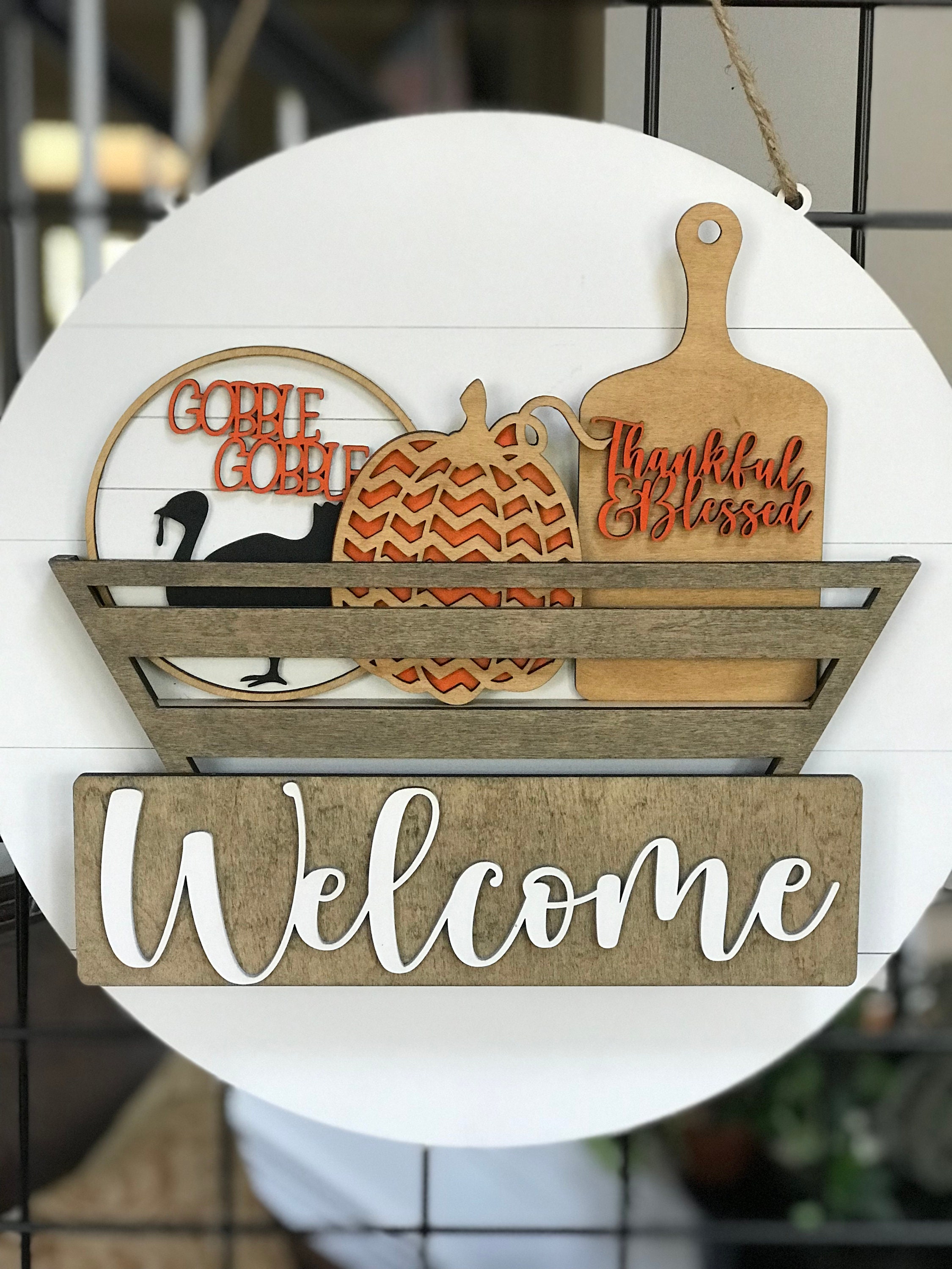 Interchangeable Door Hanger Basket Door Hanger Door Etsy