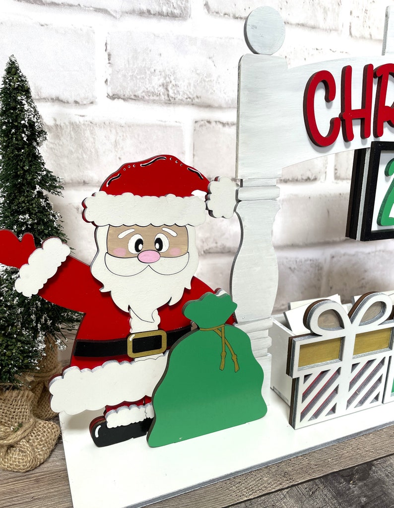 FOR 13 WOOD Days til Christmas Countdown Calendar Etsy For 13 wood days til christmas countdown calendar etsy